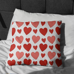 Red Hearts Cushion