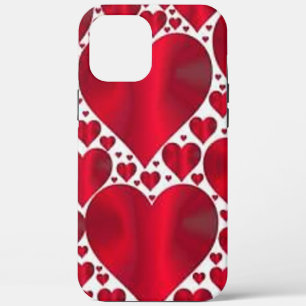 RED HEARTS FOR VALENTINE'S DAY iPhone 12 PRO MAX CASE