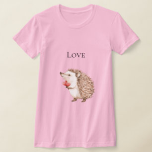 Red Hearts Hedgehog T-Shirt