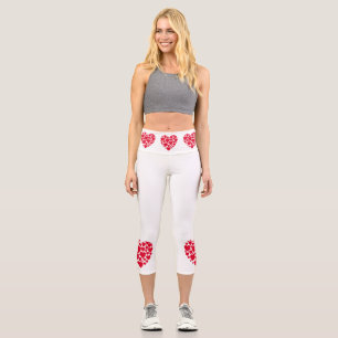Red hearts, leggings