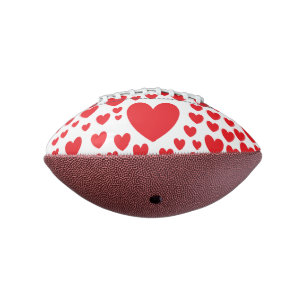 Red Hearts Mini Football American Football
