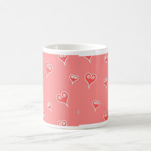 Red Hearts Mug