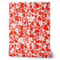Red hearts of love