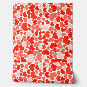 Red hearts of love wallpaper