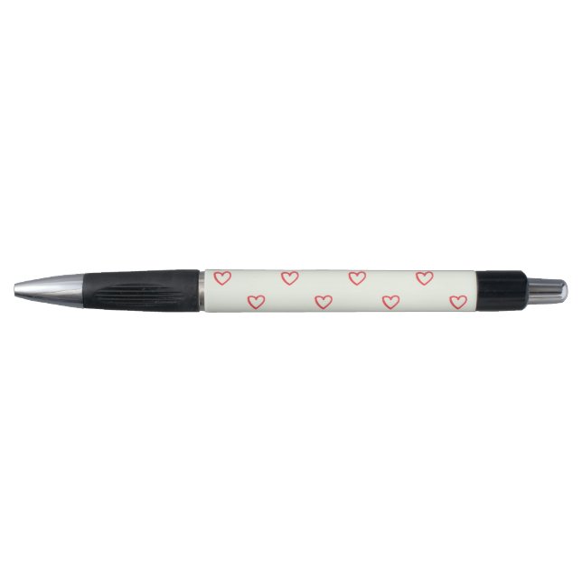 Red Hearts Pattern, Cute, Love (Front)