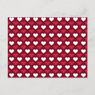 Red Hearts Postcard