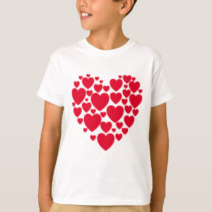 Red hearts t-shirt