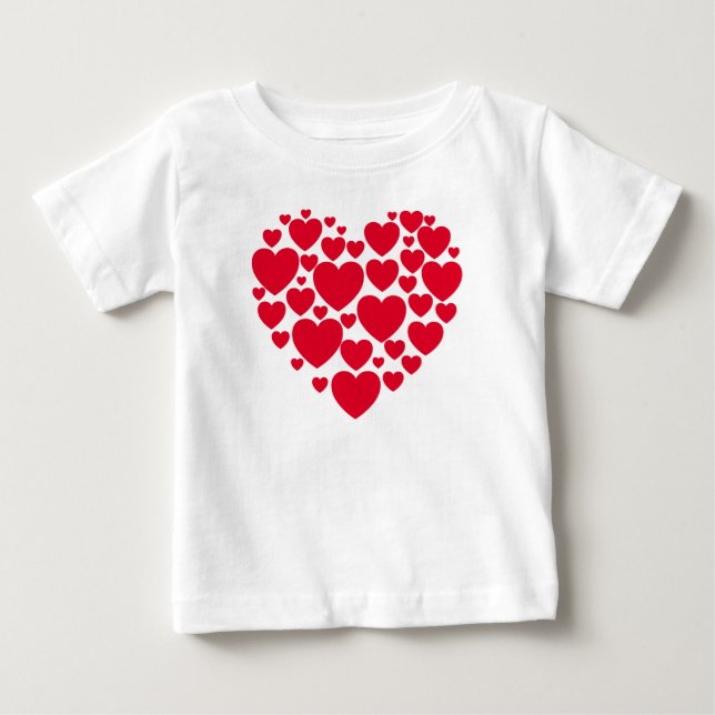 Red hearts t-shirt (Front)