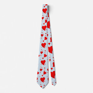 Red Hearts Tie