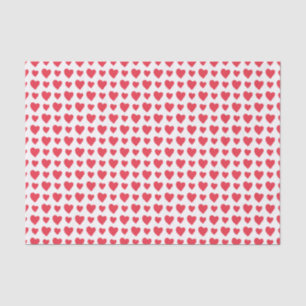 Red Hearts Valentine's Day Tissue Paper