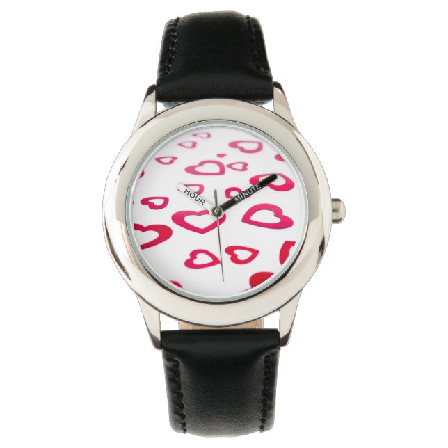 Red hearts watch (Front)