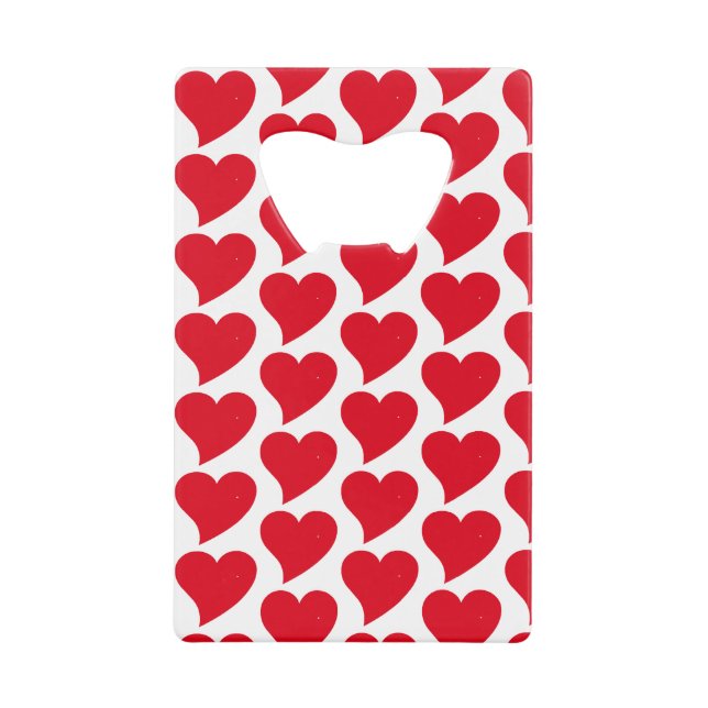 Red Hearts White Background Personalised Custom (Front)
