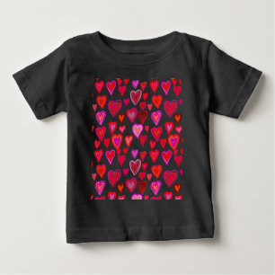 Red hearty design T-Shirt
