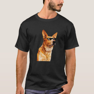 Red Heeler w Attitude Cattle Dog Heeler Apparel T-Shirt