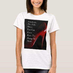 Red Heels Notebooks are like shoes T-Shirt
