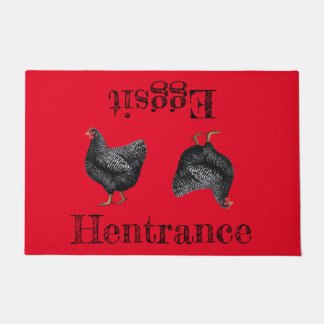 Red Hen Door Mat Farmhouse Hentrance Eggit