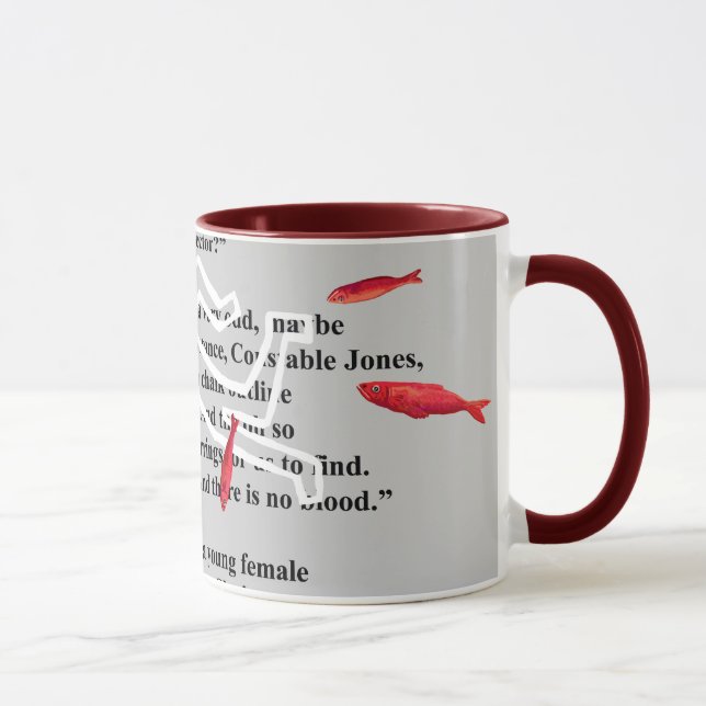 red herrings crime mystery mug (Right)