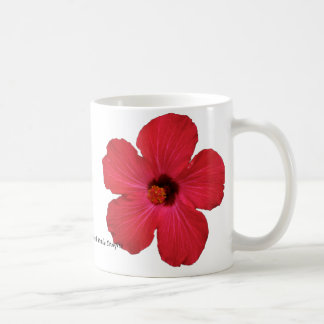 Red Hibiscus Coffee Mug