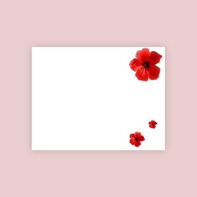 Red Hibiscus Notepad (Creator Uploaded)