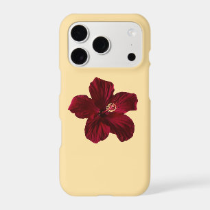 Red Hibiscus Tropical Flower Phone Case - yellow