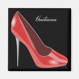 Red High Heel Magnet