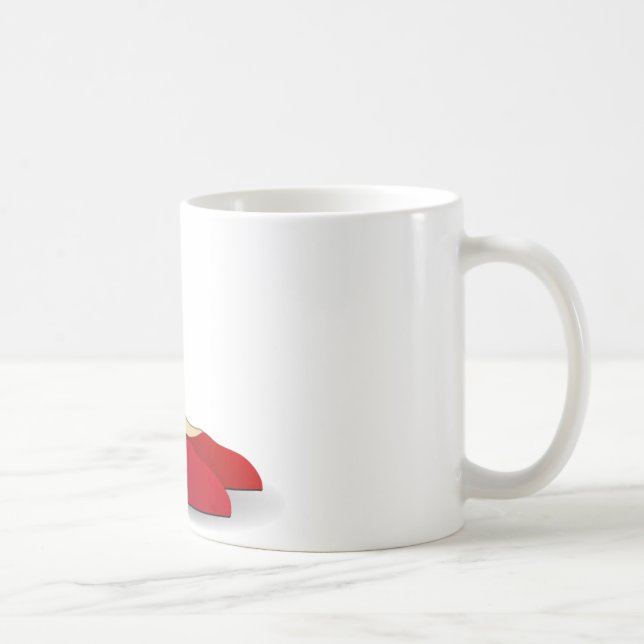 red high heel shoes coffee mug (Right)