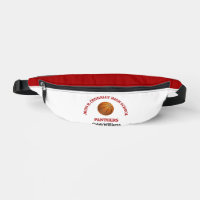 Red High School Basketball Player Personalised