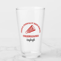 Red High School Cheerleader Personalised