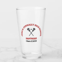 Red High School Lacrosse Team Personalised