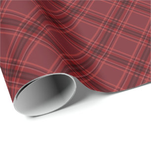 Red holiday plaid classic Christmas Wrapping Paper
