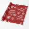 Red Holiday Snowflakes Merry Christmas Gift Wrap