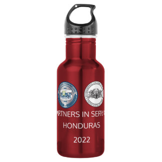 Red Honduras Mission Trip water bottle