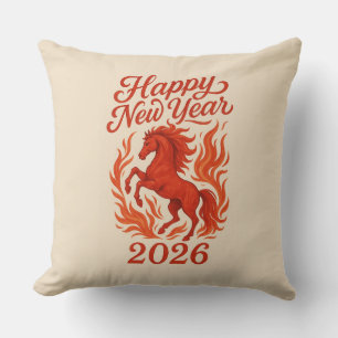 Red Horse 2026 Cushion