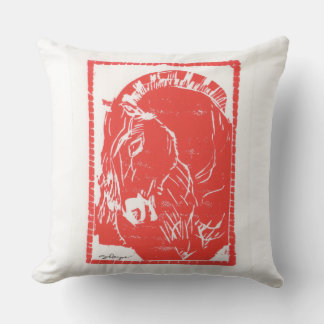 Red horse design sweatshirt (Norwegian Fjord Horse Cushion