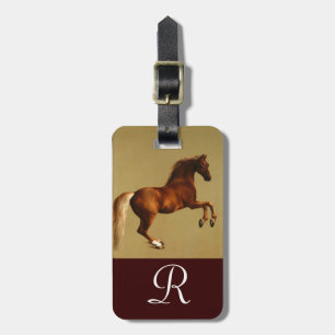 RED HORSE  Monogram Luggage Tag