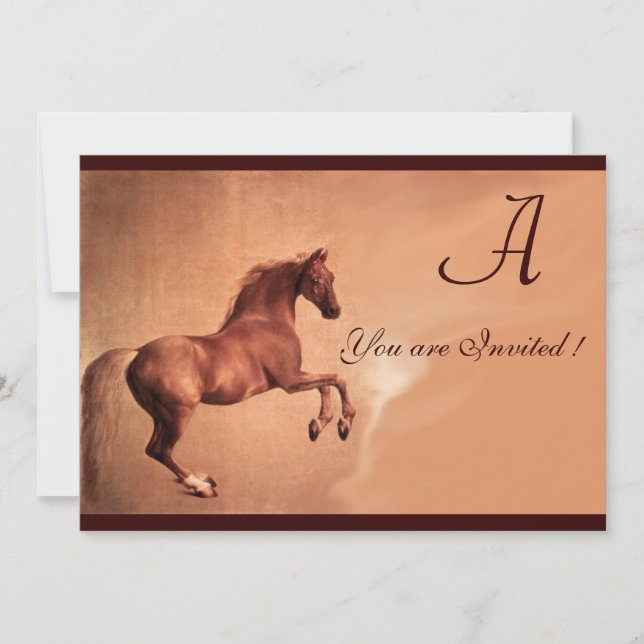RED HORSE Party Invitation (Front)