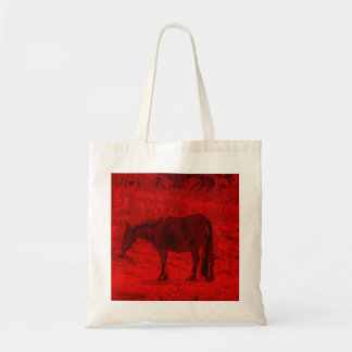 Red Horse Tote Bag