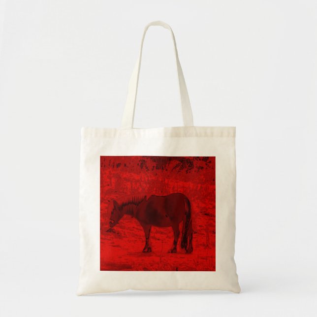 Red Horse Tote Bag (Front)