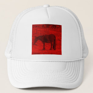 Red Horse Trucker Hat