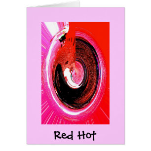 Red hot art card