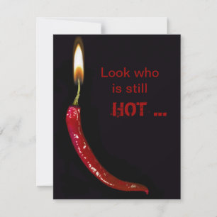 Red Hot Birthday Party Invitation