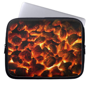 Red Hot Burning Coals Laptop Sleeve