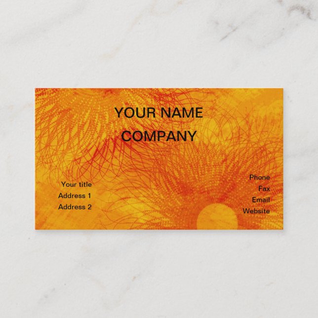 Red Hot Business Card (Front)