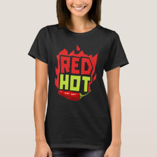 Red Hot Chilli Flavour Spicy Food Chipotle Squad T-Shirt
