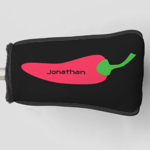 Red Hot Chilli Pepper Add Your Name Fun Novelty Golf Head Cover