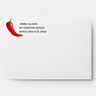 Red Hot Chilli Pepper Envelope