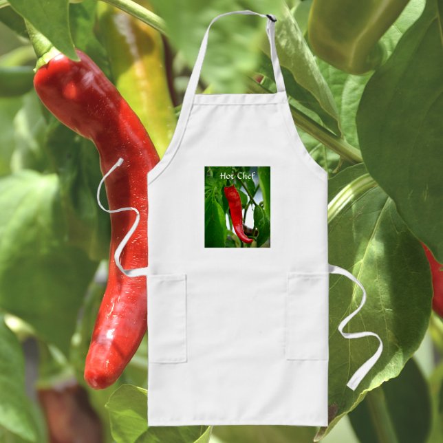 Red Hot Chilli Pepper Hot Chef Long Apron (Creator Uploaded)