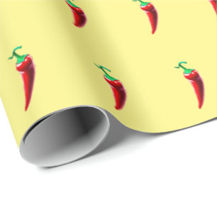 Red Hot Chilli Pepper Wrapping Paper
