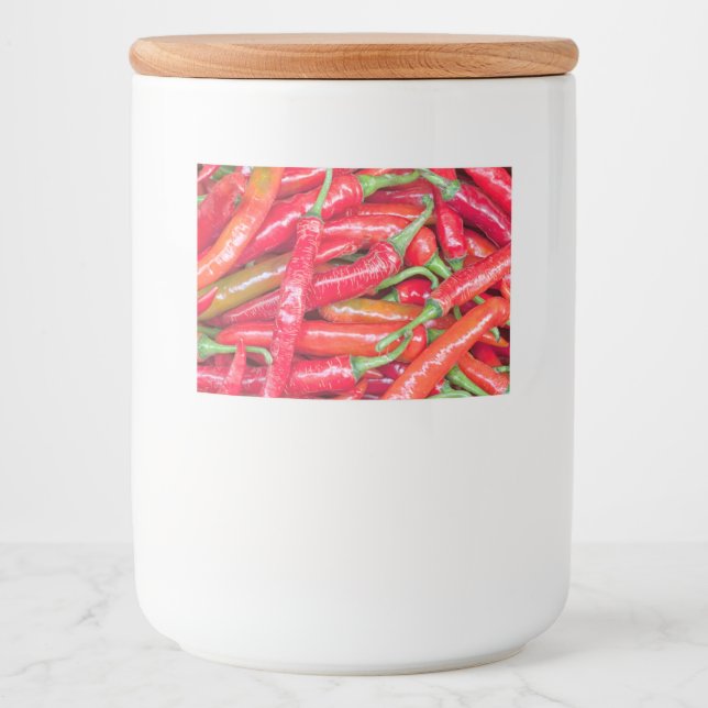 Red hot chilli peppers food label (Front)