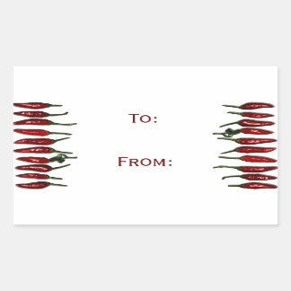 Red Hot Chilli Peppers Gift Tag
